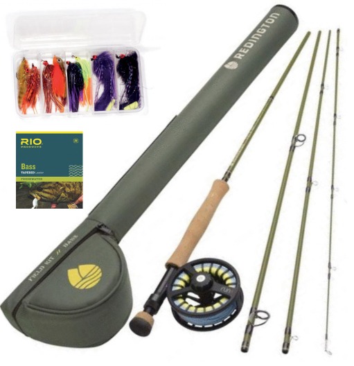 Redington Bass 7904 Fly Rod Combo Field Kit ReelFlyRod